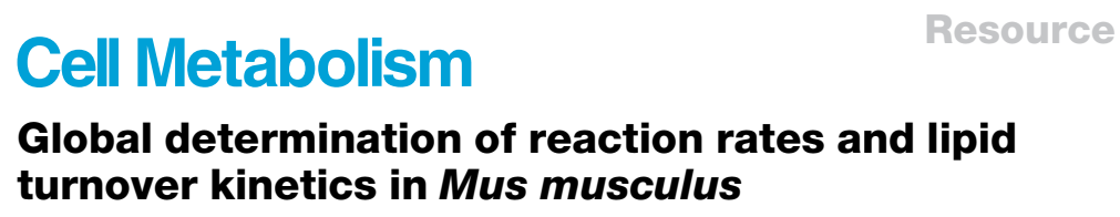 代谢流产品再登名刊——助力葡萄糖代谢速率和脂质转换动力学的全局测定