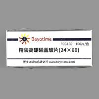 精装高硼硅盖玻片(24×60)