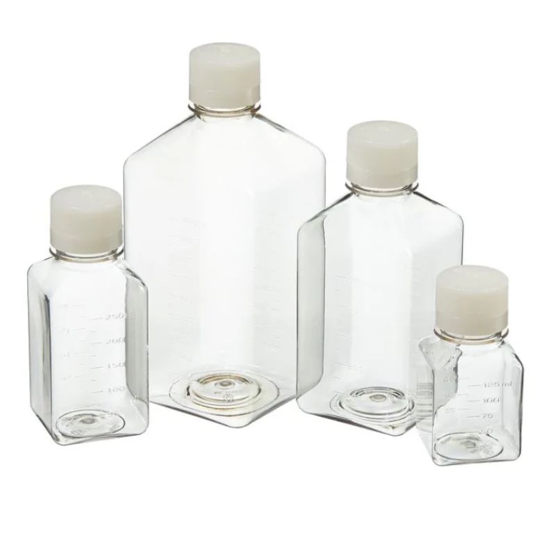 耐洁/Nalgene 642040-0125无菌方形培养基瓶，125ML,PETG材质 