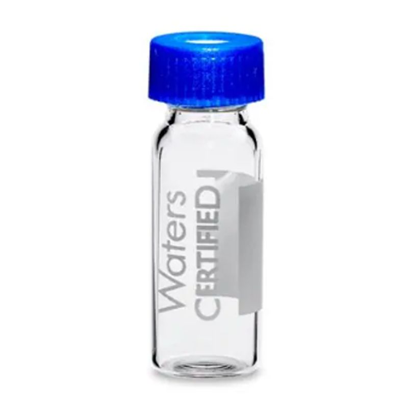 Waters 186000307C样品瓶套装 2mL 透明样品瓶, 含一体式瓶盖及预切割隔垫 100个/盒 