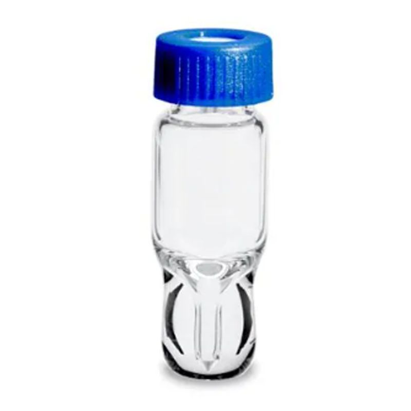 Waters 186000384C透明玻璃 12 x 32 mm 螺旋颈小瓶，完全回收，带盖和 PTFE/硅胶隔膜，1 mL 容量