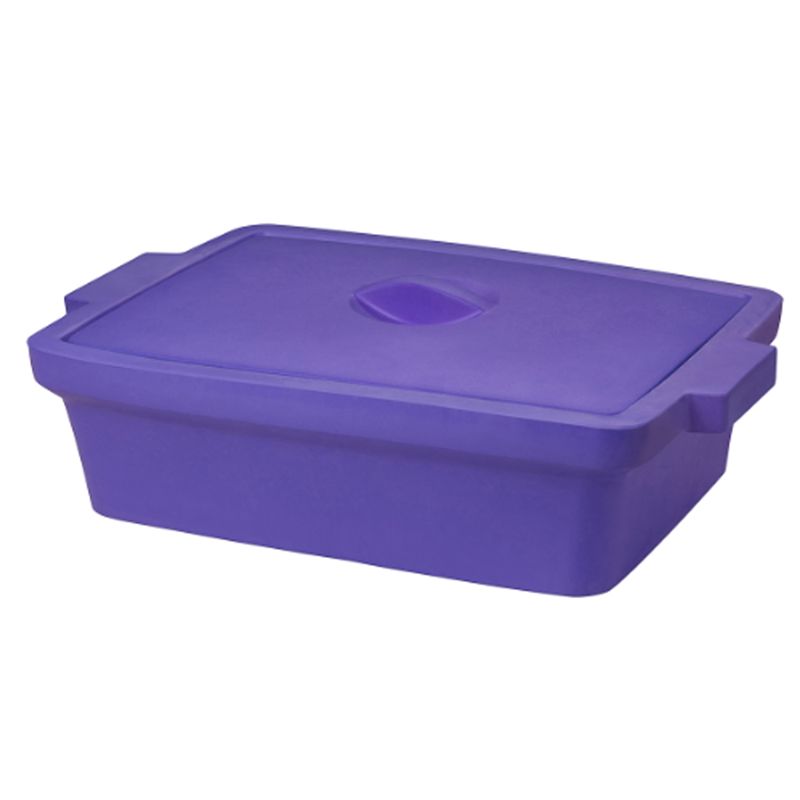 康宁Corning432102 4L方形冰盘，无盖，紫色，44.5 x 32.5 x 11.4 cm    