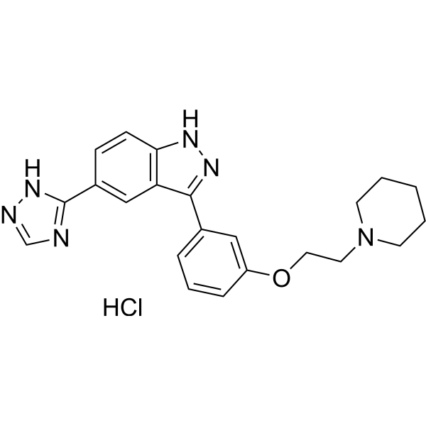 CC-401 hydrochloride 是一种有效的 JN