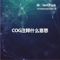 COG注释什么意思