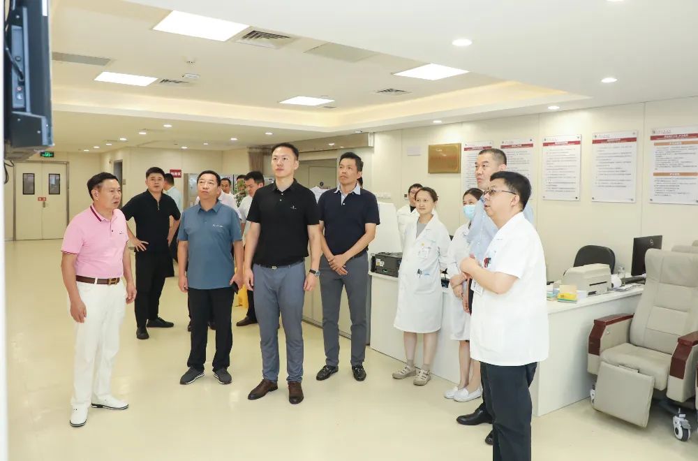深圳蓝生脑科医院领导班子来天佑医院参观交流