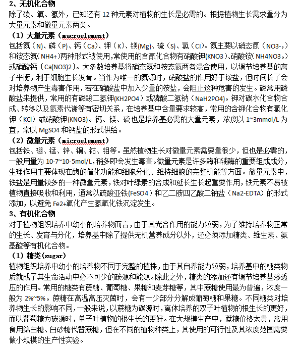 植物组织培养的基本技术（上）