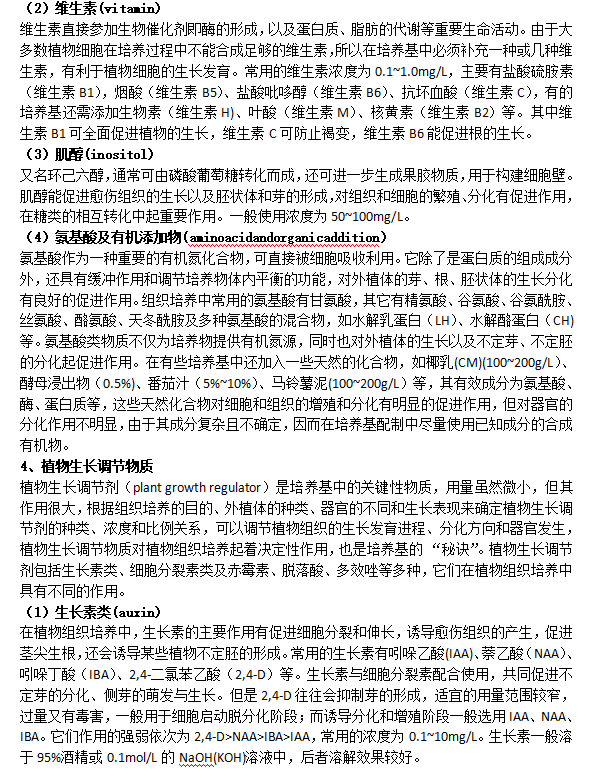 植物组织培养的基本技术（上）