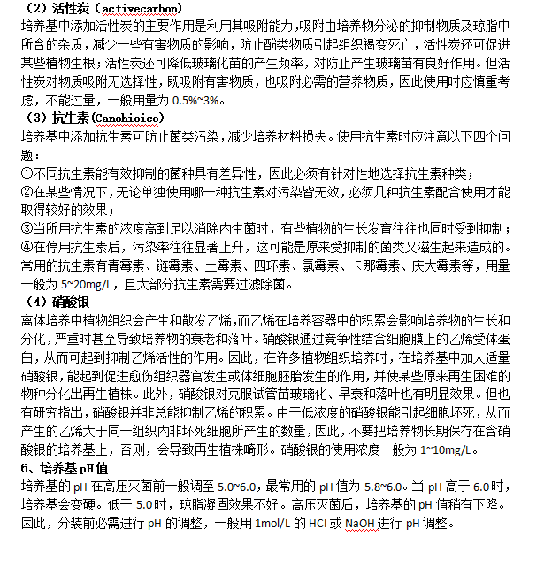 植物组织培养的基本技术（上）