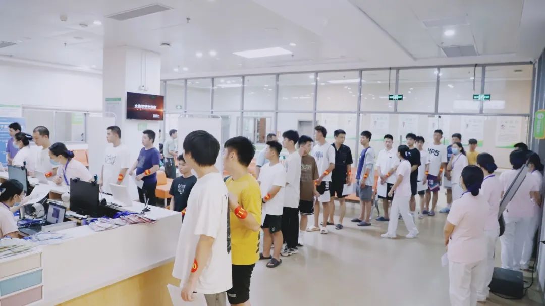 严把体检关！我院圆满完成龙文区 2023 年征兵体检工作
