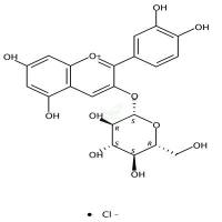 矢车菊素-3-O-葡萄糖苷  CAS号：7084-24-4