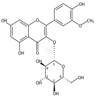 异鼠李素-3-O葡萄糖苷  Isorhamnetin-3-O-Glucoside