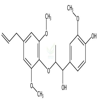 1-(3,4-dimethoxyphenyl)-2-(4-allly-2,6-dimethoxyphenoxy)propan-1-ol  CAS号：41535-95-9