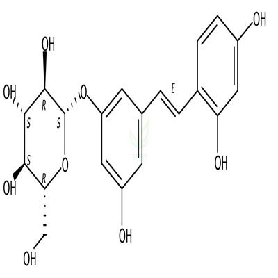 氧化白藜芦醇-3'-O-β-D-吡喃葡萄糖苷  CAS号：144525-40-6