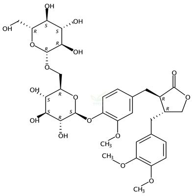 牛蒡子苷元-4'-O-β-龙胆二糖苷  CAS号：41682-24-0