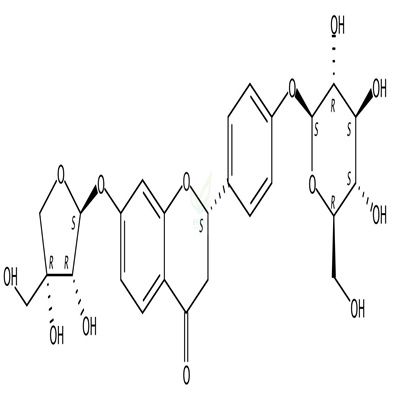 甘草苷元-7-O-D-芹糖-4'-O-D-葡萄糖苷  CAS号：199796-12-8