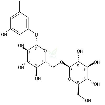 苔黑酚龙胆二糖苷  CAS号：164991-86-0