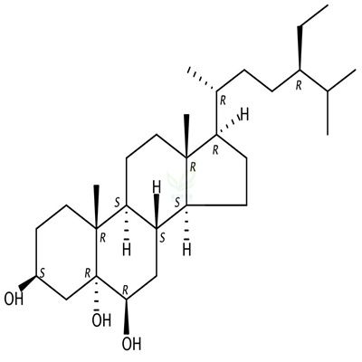 豆甾-3β,5α,6β-三醇  CAS号：20835-91-0