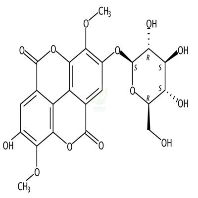 3,3'-二甲基鞣花酸-4'-O-葡萄糖苷  CAS号：51803-68-0