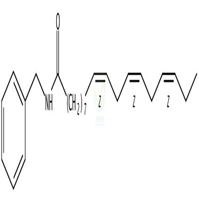 N-苄基-(9Z,12Z,15Z)-十八碳三烯酰胺  CAS号：883715-18-2