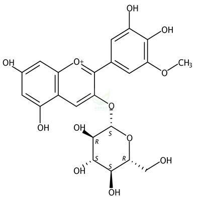 矮牵牛素-3-O-葡萄糖苷  CAS号：71991-88-3