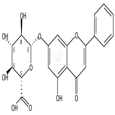 白杨素-7-O-β-葡萄糖醛酸苷  CAS号：35775-49-6