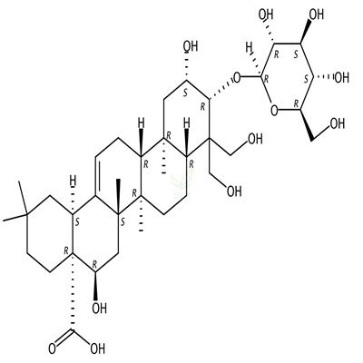 桔梗皂苷元-3-O-β-D-吡喃葡萄糖苷  CAS号：38337-25-6