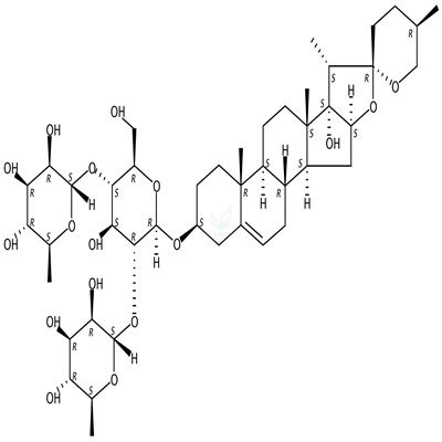 偏诺皂苷元-3-O-beta-查考三糖苷  CAS号：55916-52-4