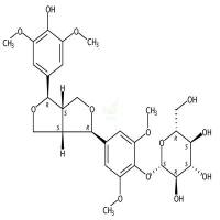 (-)-丁香树脂酚-4-O-β-D-葡萄糖苷  CAS号：137038-13-2