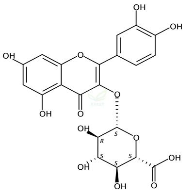 槲皮素-3-葡萄糖醛酸苷  CAS号：22688-79-5