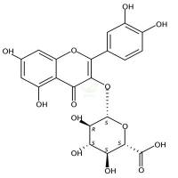 槲皮素-3-葡萄糖醛酸苷  CAS号：22688-79-5