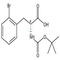 Boc-D-2-溴苯丙氨酸  CAS号：261360-76-3