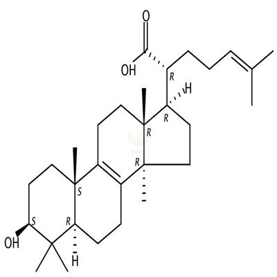 3-羟基羊毛甾-8，24-二烯-21-酸  CAS号：24160-36-9