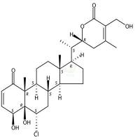 6α-chloro-5β-hydroxywithaferin A  CAS号：52329-20-1