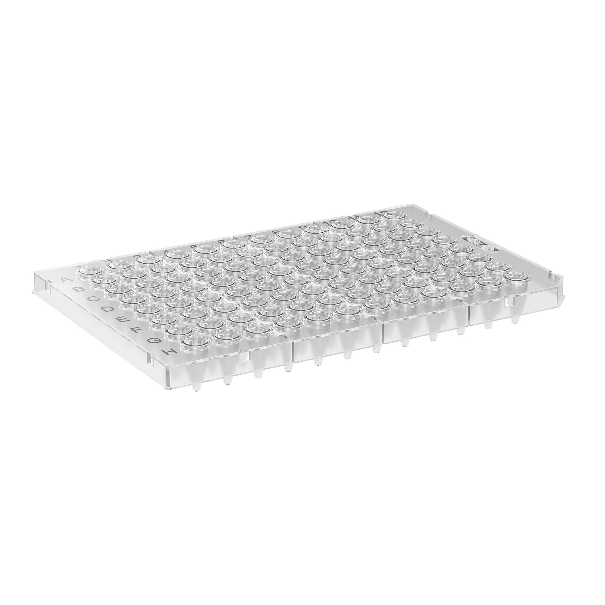 0.1 ml半裙边96孔PCR板 0.1 ml Semi-Skirted 96-Well PCR Plates（PCR09601SS）