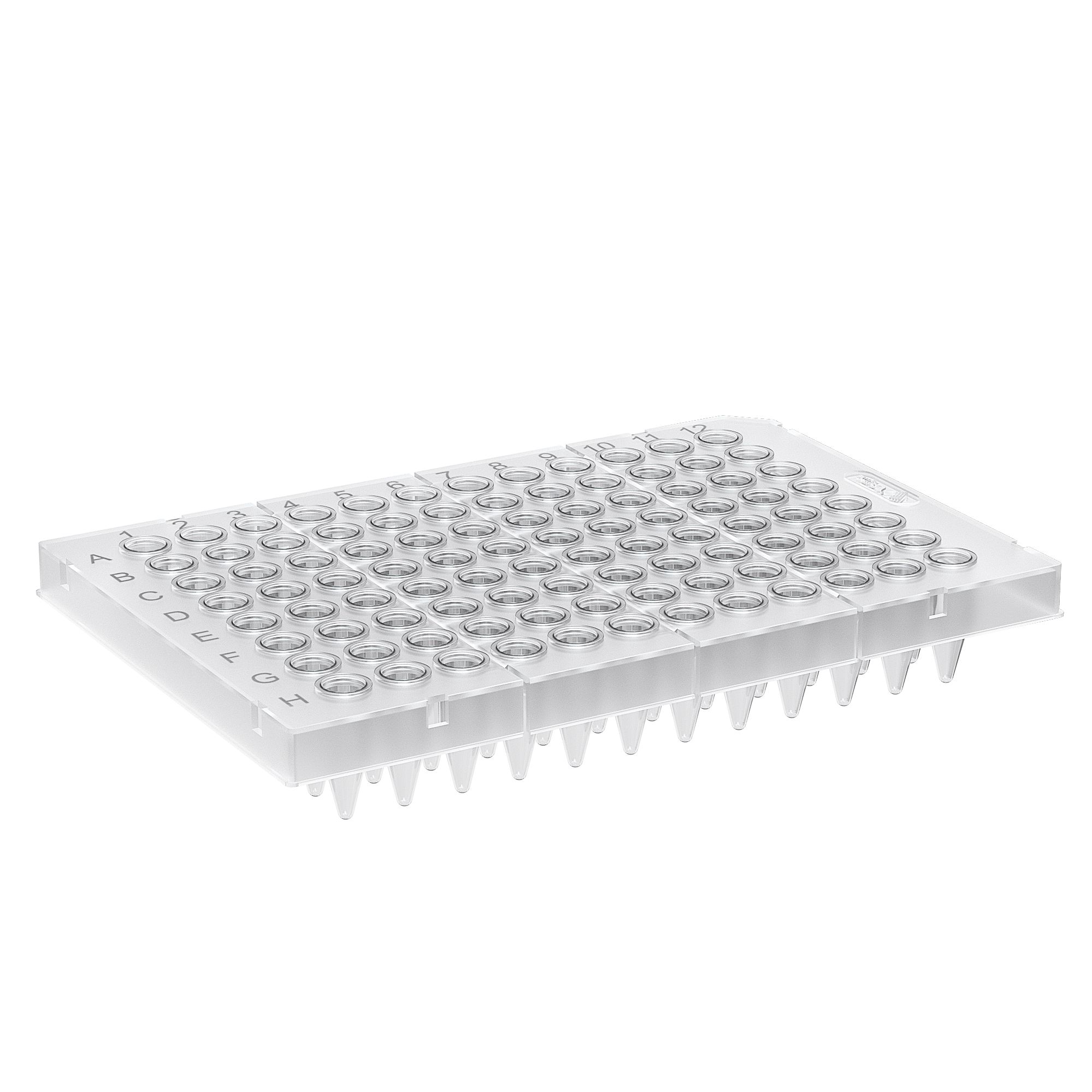 0.2 ml半裙边96孔PCR板  0.2 ml Semi-Skirted 96-Well PCR Plates（PCR09602SS）
