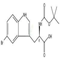 N-叔丁氧羰基-5-溴-D-色氨酸 CAS号:114873-17-5