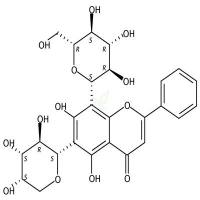 白杨素-6-C-阿拉伯糖-8-C-葡萄糖苷  CAS号：185145-33-9