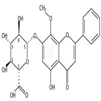 汉黄芩苷  CAS号：51059-44-0