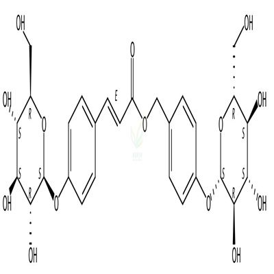  4-(葡糖糖氧基)-肉桂酸葡萄糖氧基苄酯  CAS号：1435488-35-9