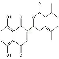 异戊酰紫草素  CAS号：76549-35-4