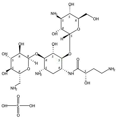硫酸阿米卡星  CAS号：39831-55-5