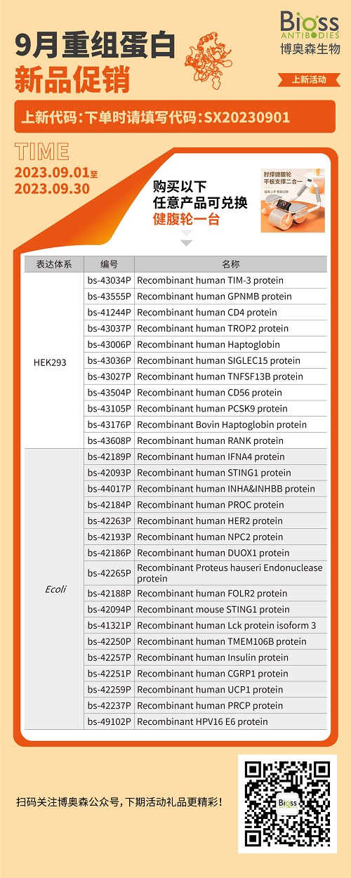 上新活动 | 重组蛋白 新品促销