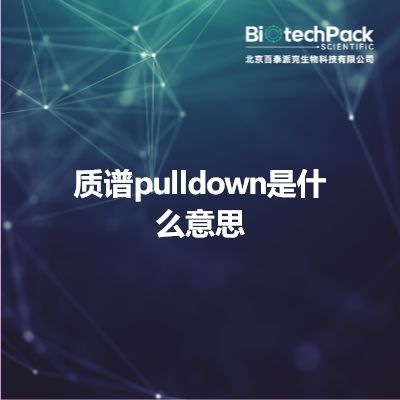 质谱pulldown是什么意思