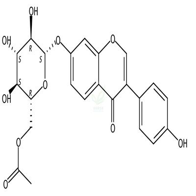 6´´-O-乙酰黄豆苷  CAS号：71385-83-6