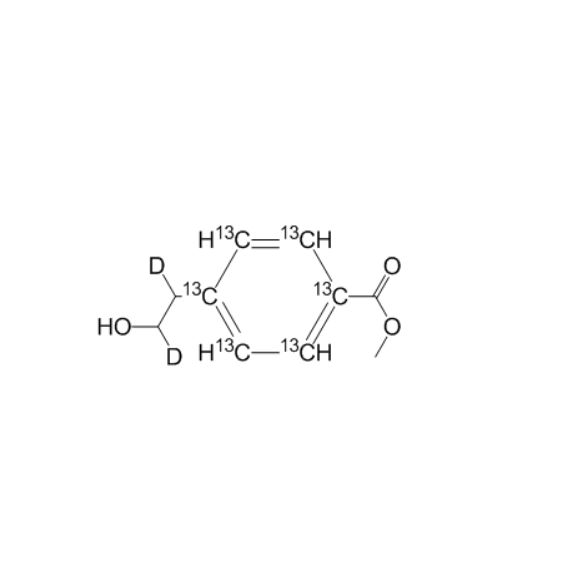 Methyl 4-(2-hydroxyethyl)benzoate-13C6,2D (Ring-13C6,Ethyl-1,2-D2)