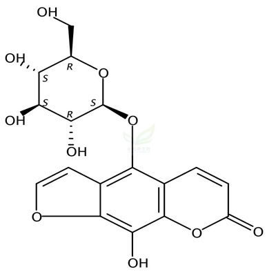8-羟基-5-O-beta-D-吡喃葡萄糖补骨脂素    CAS号：425680-98-4