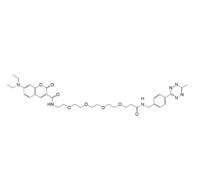 Coumarin-PEG4-Tetrazine