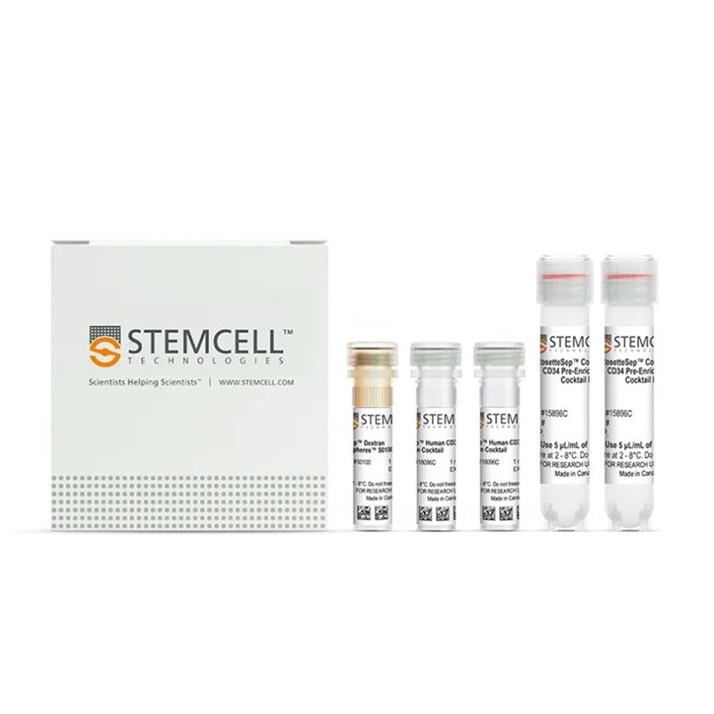 STEMCELL Technologies17896 EasySep™ Human Cord Blood CD34 Positive Selection Kit II/EasySep™人脐血CD34细胞正选试剂盒II代