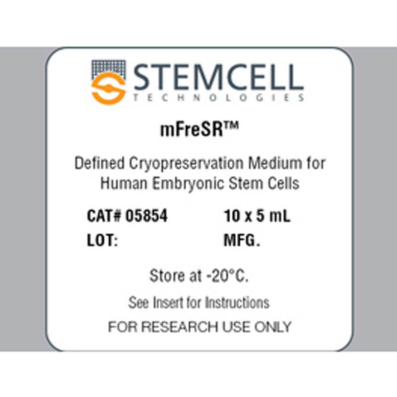 STEMCELL Technologies 05854 mFreSR™/人多能干细胞冻存液/胚胎干细胞冻存液