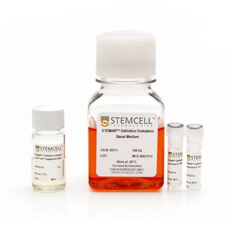 STEMCELL Technologies 05115 STEMdiff™ Definitive Endoderm Kit (TeSR™-E8™ Optimized)/STEMdiff™定型内胚层定向分化试剂盒 （优化用于TeSR™-E8™）
